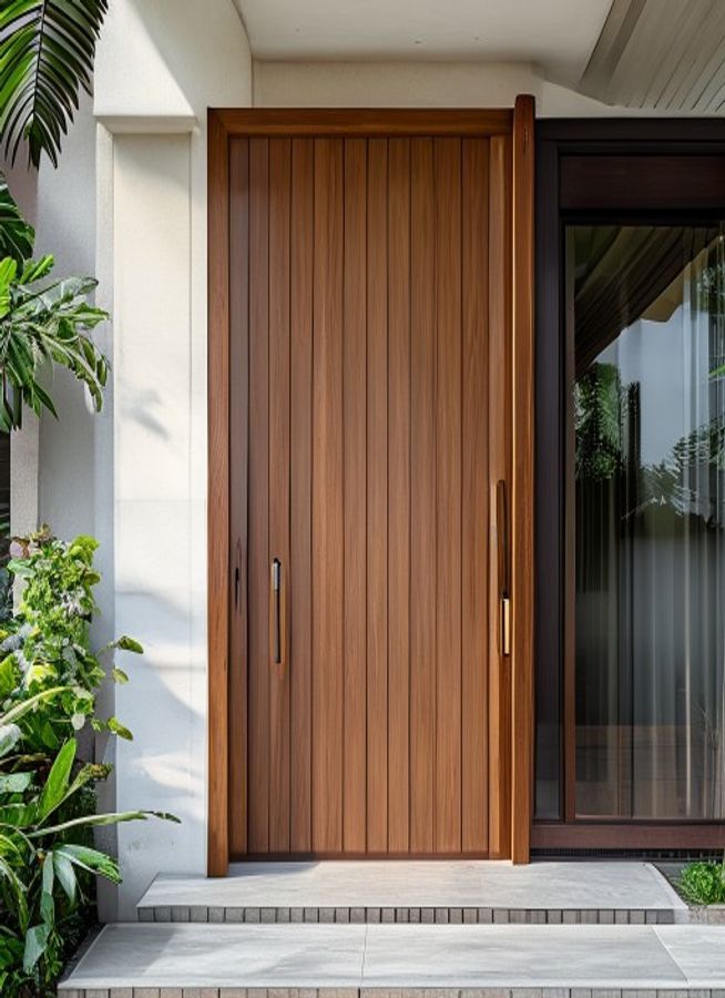 Cara pasang pintu jati DIY step by step dengan engsel stainless dan handle